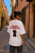 T-shirt Oversize Lorenzi Hair Club - face avant